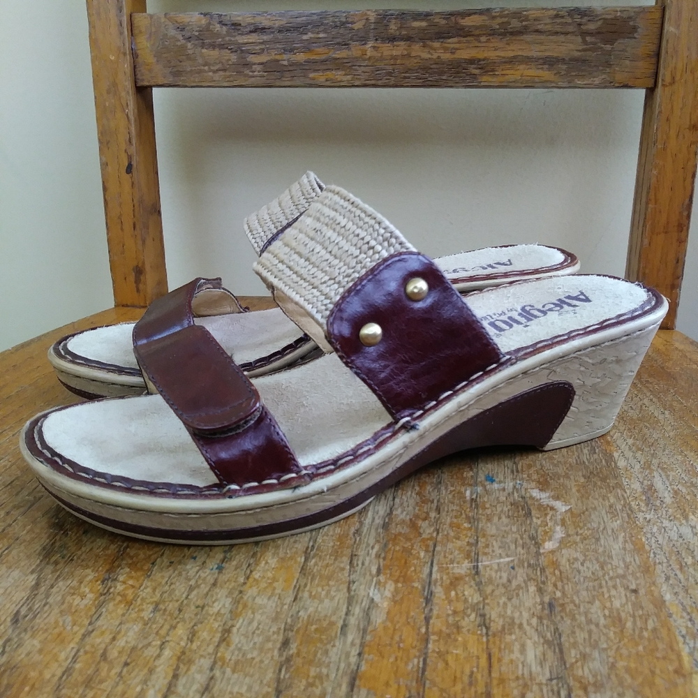 Alegria Sandals Heels Slip On